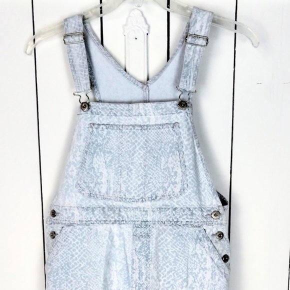 Gloria Vanderbilt Pants - Vintage blue jean denim bib overall shorts